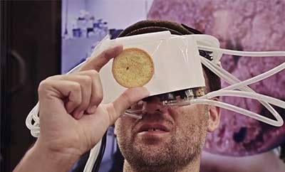 AR Food – How to Eat a Virtual Cookie